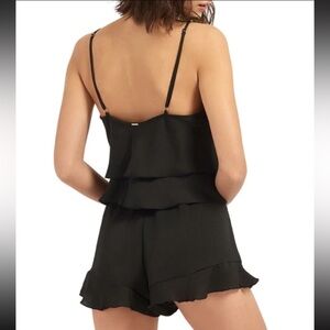 New! Bluebella annalie Black satin Cami shorts PJ pajama set 2289